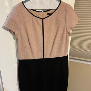 Ann Taylor Zip Up Colorblock Dress